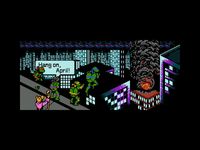 une photo d'Ã©cran de Teenage Mutant Hero Turtles II - The Arcade Game sur Nintendo Nes